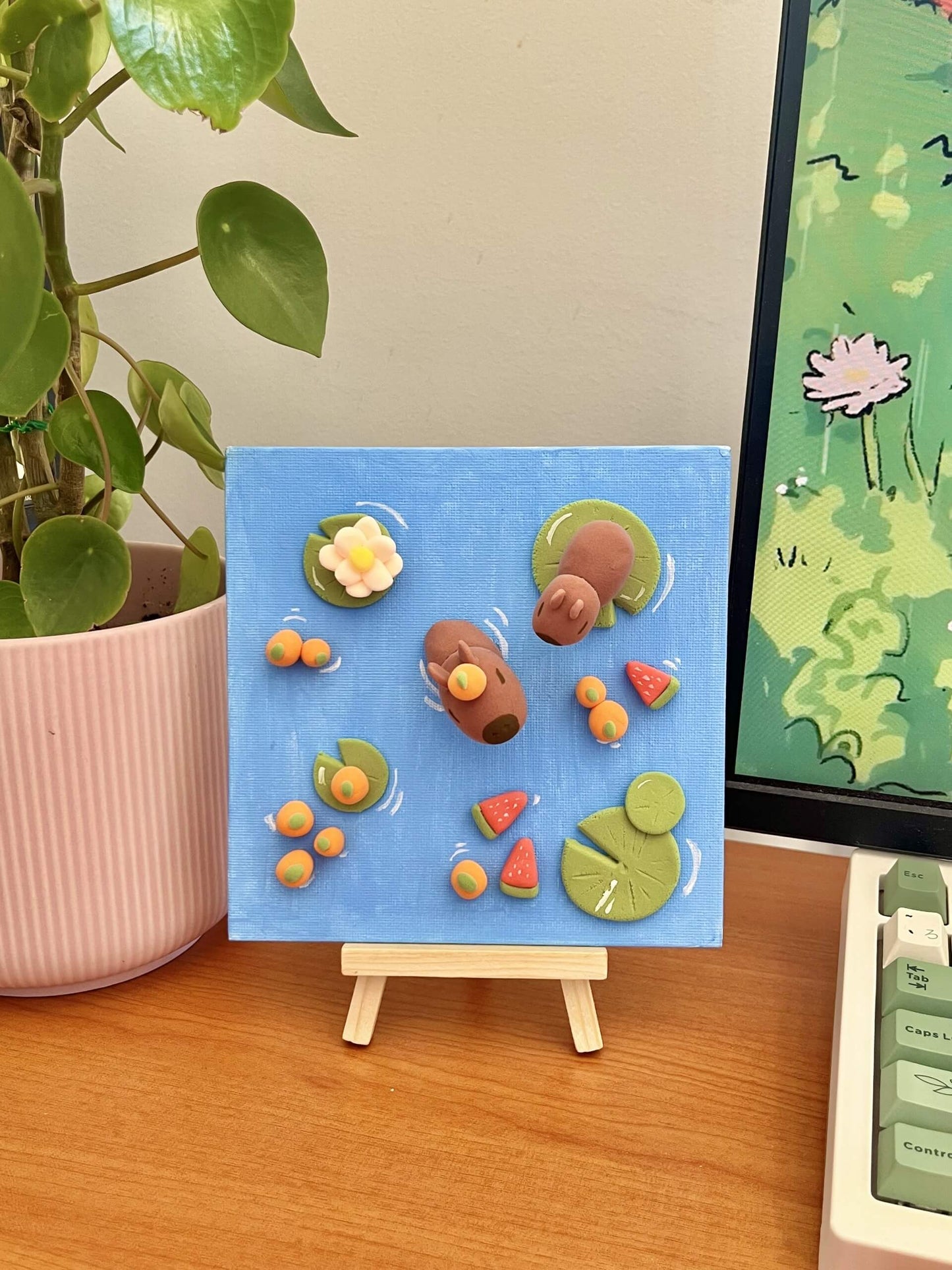 3D Painting | Capybara Haven