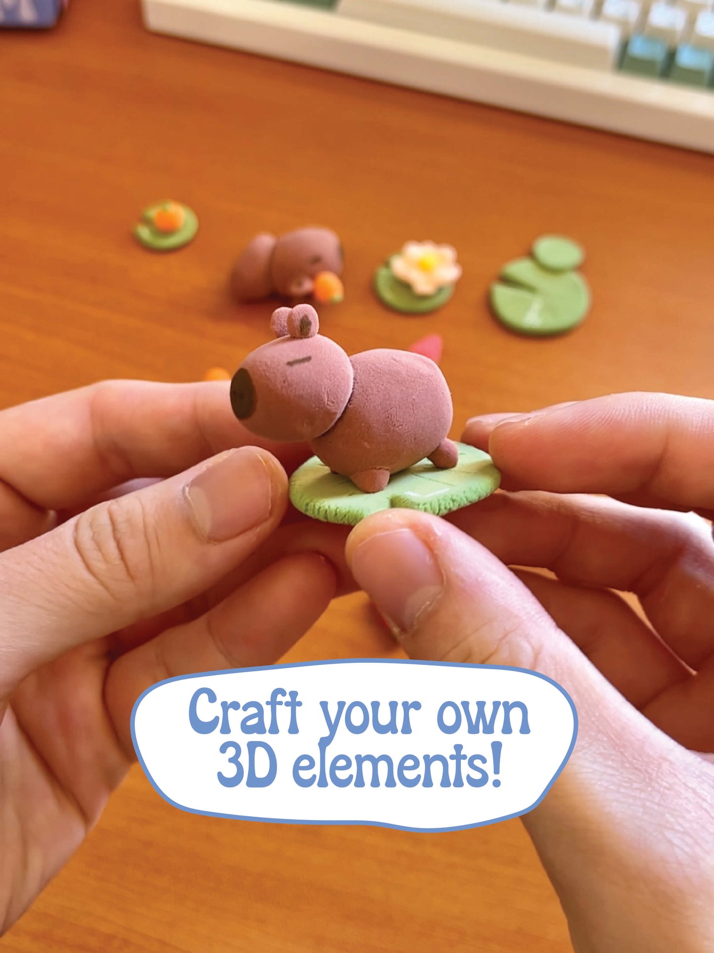 3D Painting | Capybara Haven