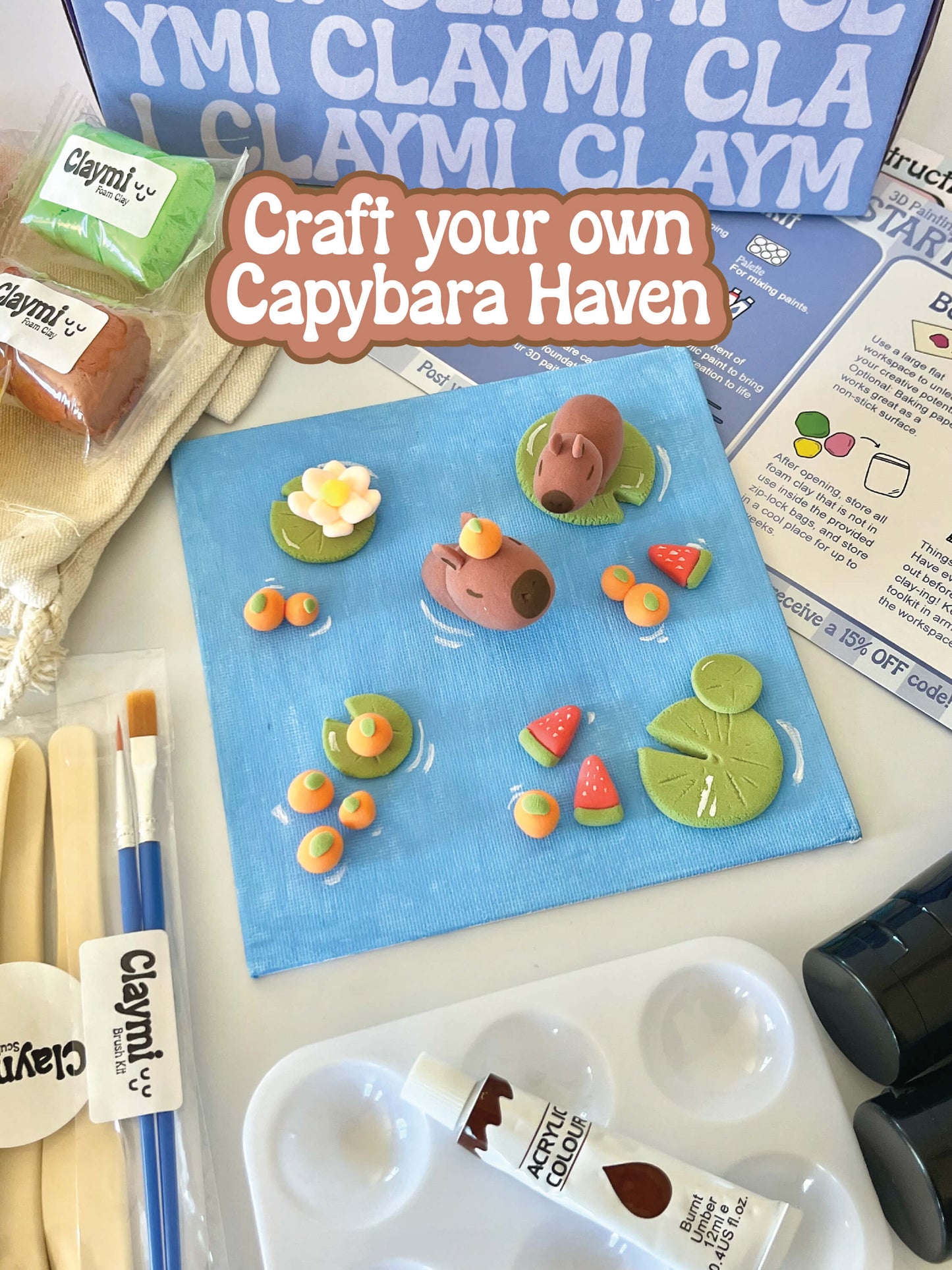 3D Painting | Capybara Haven