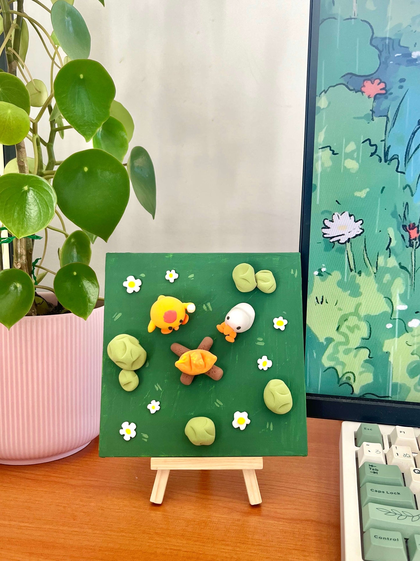 3D Painting | Cosy Campfire